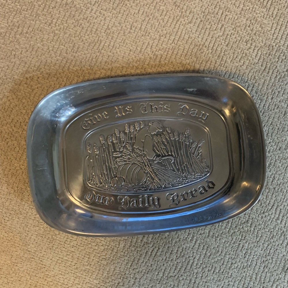 Duratale by Leonard Pewter Bread Dish/Tray